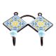  Turquoise Yellow Sunflower Tiles Hooks